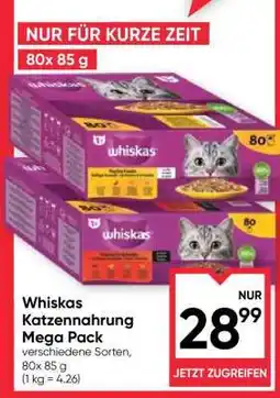 Maximarkt Whiskas Katzennahrung Mega Pack Angebot