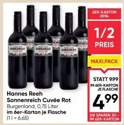 Maximarkt Hannes Reeh Sonnenreich Cuvée Rot Angebot