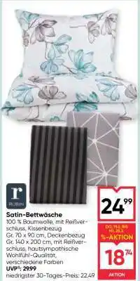 Maximarkt Satin Bettwäsche Angebot