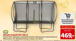 Interspar Silhouette Trampolin 244 x 366 cm Angebot