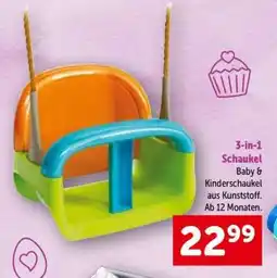 Interspar 3-in-1 Schaukel Angebot