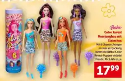 Interspar Barbie Color Reveal Meerjungfrau mit Steinchen Angebot