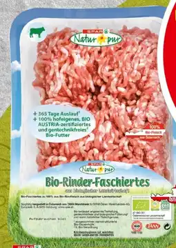 Spar Spar Natur pur Bio-Rinderfaschiertes Angebot