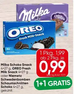 Spar Milka Schoko Snack Angebot