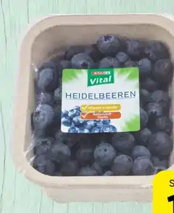 Spar Spar Vital Heidelbeeren Angebot