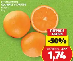 Hofer Gourmet orangen Angebot