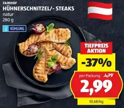 Hofer Hühnerschnitzel steaks Angebot