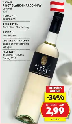 Hofer Flat Lake Pinot Blanc Chardonnay Angebot