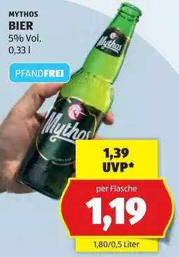 Hofer Mythos bier Angebot