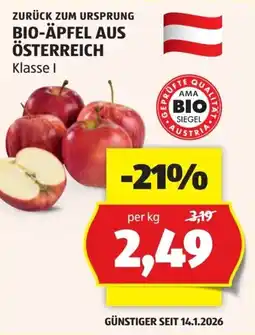 Hofer Bio äpfel aus österreich Angebot