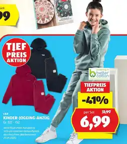 Hofer L&d kinder jogging anzug Angebot