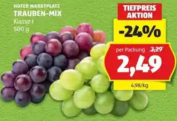Hofer Traubenmix Angebot