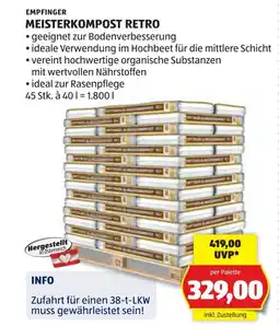 Hofer Meisterkompost retro Angebot
