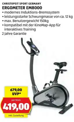 Hofer Ergometer em8000 Angebot