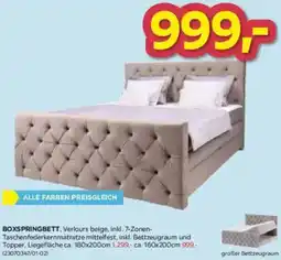 Möbelix Boxspringbett Angebot