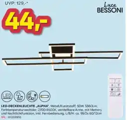 Möbelix Led deckenleuchte alpha Angebot