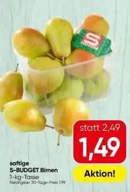 Spar Saftige s-budget birnen Angebot