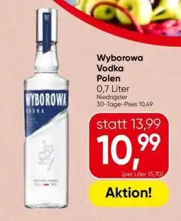 Spar Wyborowa Vodka Polen Angebot