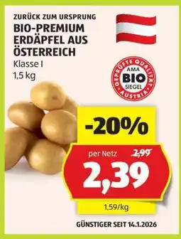 Hofer BIO-PREMIUM ERDÄPFEL AUS ÖSTERREICH Angebot