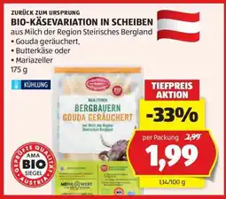 Hofer BIO-KÄSEVARIATION IN SCHEIBEN Angebot