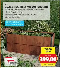Hofer DESIGN HOCHBEET AUS CORTENSTAHL Angebot