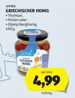 Hofer GRIECHISCHER HONIG Angebot