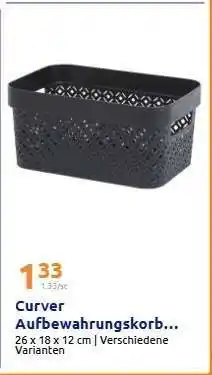 Action Curver Aufbewahrungskorb Angebot