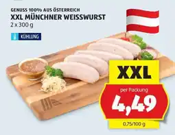 Hofer XXL MÜNCHNER WEISSWURST Angebot