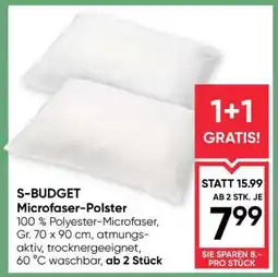 Maximarkt S-BUDGET Microfaser-Polster Angebot