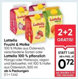 Maximarkt Lattella Frucht & Molke Angebot