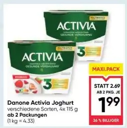Maximarkt Danone Activia Joghurt Angebot