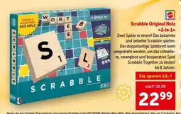 Interspar Scrabble Original Holz 2-in-1 Angebot