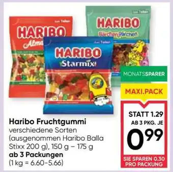 Maximarkt HARIBO FRUCHTGUMMI Angebot