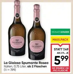 Maximarkt La Gioiosa Spumante Rosea Angebot