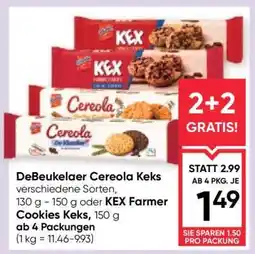 Maximarkt DeBeukelaer Cereola Keks Angebot