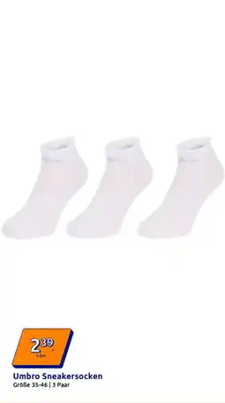 Action Umbro Sneakersocken Angebot
