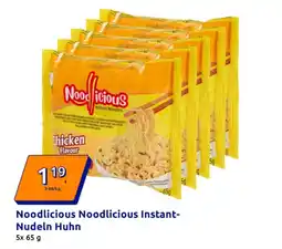Action Noodlicious Noodlicious Instant Nudeln Huhn Angebot