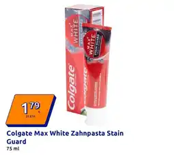 Action Colgate max white zahnpasta stain guard Angebot