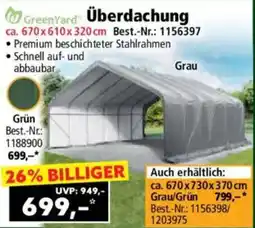 Norma Greenyard überdachung Angebot