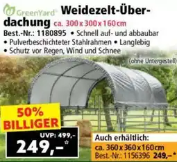 Norma Weidezelt Über dachung Angebot