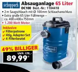 Norma absauganlage Angebot