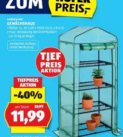 Hofer Gewächshaus Angebot