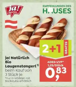 ADEG Ja! Natürlich Bio Laugenstangerl Angebot