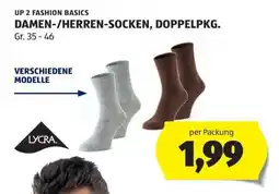 Hofer DAMEN-/HERREN-SOCKEN, DOPPELPKG Angebot