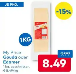 T&G My Price Gouda oder Edamer Angebot
