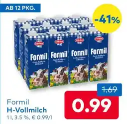 T&G Formil H-Vollmilch Angebot