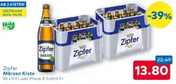 T&G Zipfer Märzen Kiste Angebot