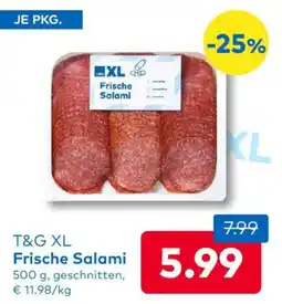 T&G T&G XL Frische Salami Angebot