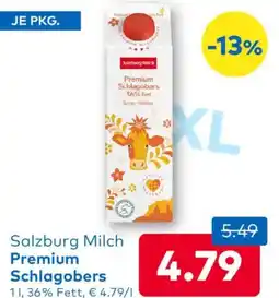 T&G Salzburg Milch Premium Schlagobers Angebot