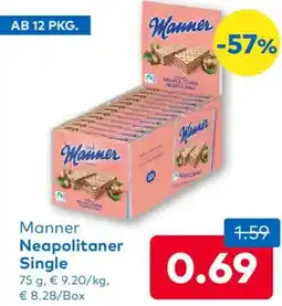 T&G Manner Neapolitaner Single Angebot